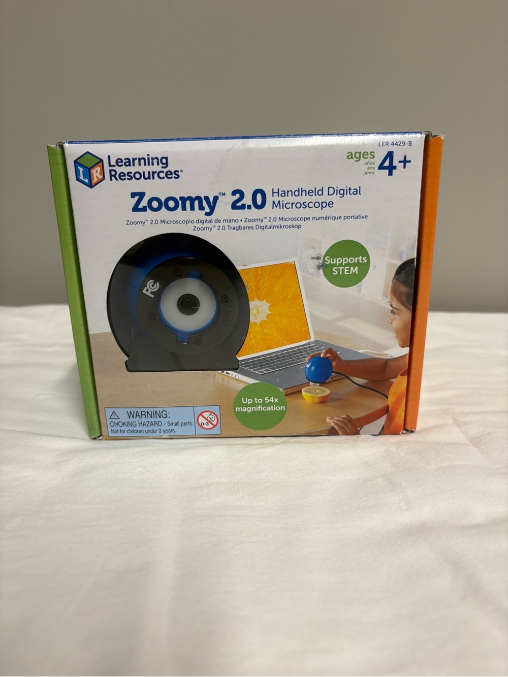 Zoomy 2.0 Handheld Digital Microscope - Blue/Black